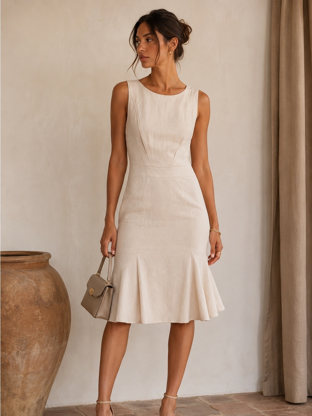 Zac Posen Fit and Flare Sheath Dress